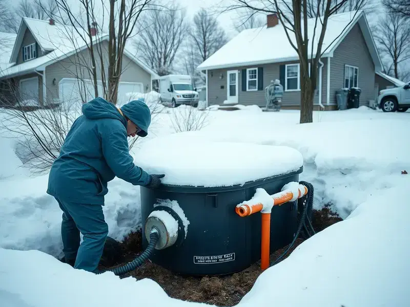 Winter septic care